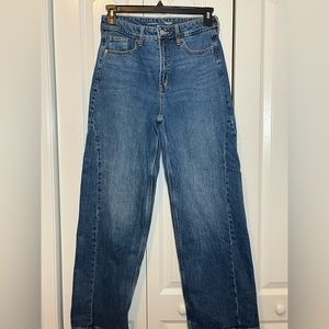 Wide leg jeans